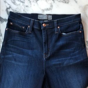 Point Sur Denim Dark Wash Skinny High Rise Jeans